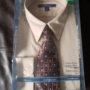 Men's Croft&Barrow Dress Shirt & Tie Set